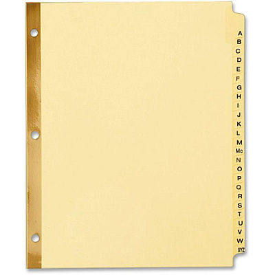 Avery Laminated Dividers - Gold Reinforced (AVE11306)