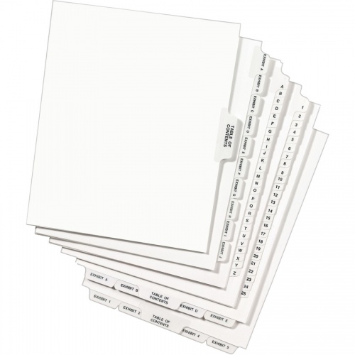 Avery Premium Collated Legal Exhibit Dividers with Table of Contents Tab - Avery Style (11372)