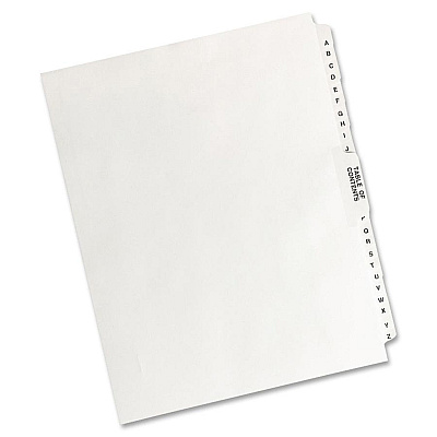 Avery Premium Collated Legal Exhibit Dividers with Table of Contents Tab - Avery Style (AVE11374)