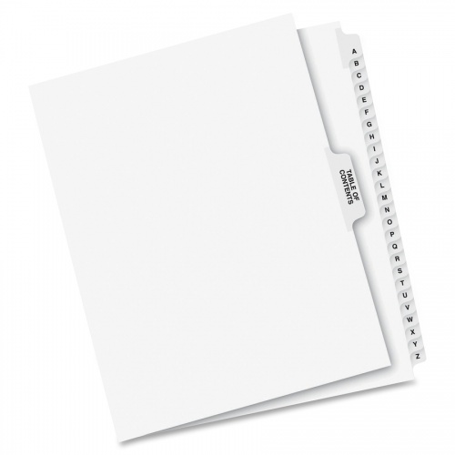 Avery Premium Collated Legal Exhibit Dividers with Table of Contents Tab - Avery Style (11374)