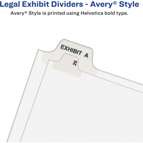 Avery Premium Collated Legal Exhibit Dividers with Table of Contents Tab - Avery Style (11381)