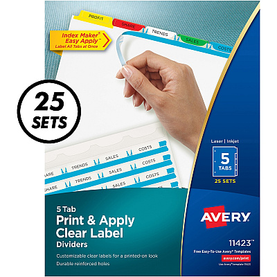 Avery Index Maker Index Divider (AVE11423)