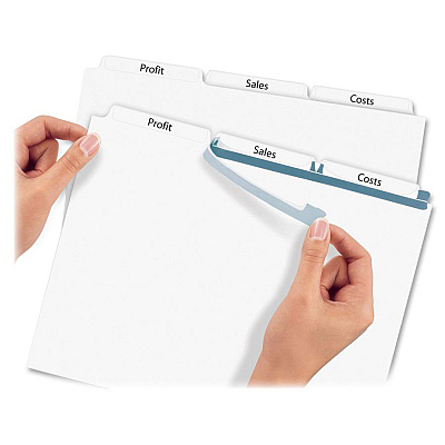 Avery Print & Apply Clear Label Dividers - Index Maker Easy Apply Label Strip (AVE11435)