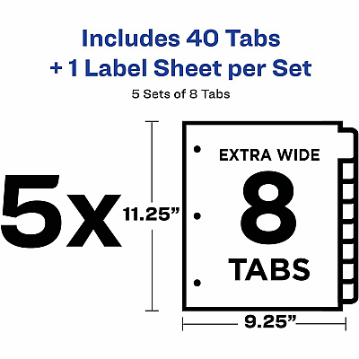 Avery Index Maker Index Divider (AVE11441)