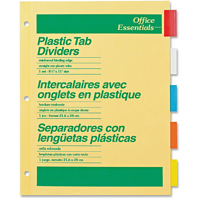Avery Office Essentials Insertable Dividers (AVE11465)