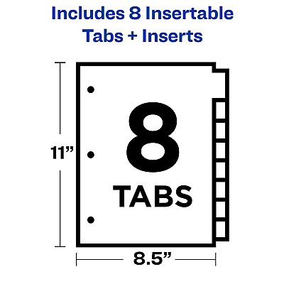 Avery Office Essentials Insertable Dividers (AVE11468)