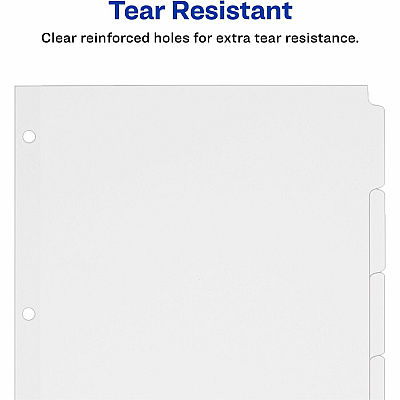 Avery Plain Tab Write-On Dividers (AVE11506)