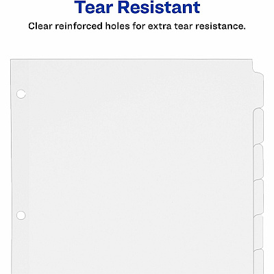 Avery Plain Tab Write-On Dividers (AVE11507)