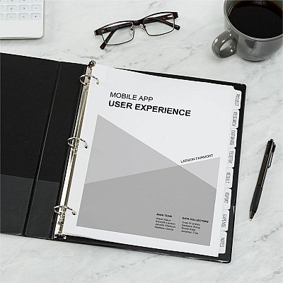 Avery Plain Tab Write-On Dividers (AVE11507)