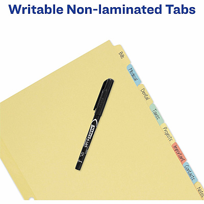 Avery Plain Tab Write-On Dividers (AVE11509)
