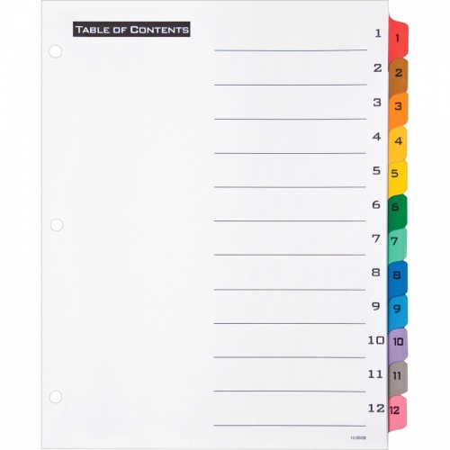Avery Table 'N Tabs Numeric Dividers (11673)