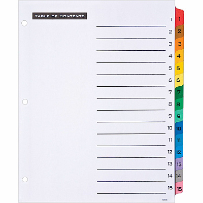 Avery Office Essentials Table 'n Tabs Dividers (AVE11675)