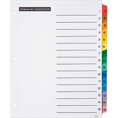 Avery Office Essentials Table 'n Tabs Dividers (AVE11675)
