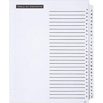 Avery A-Z Table 'N Tabs Dividers (AVE11676)