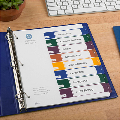 Avery Ready Index Customizable TOC Binder Dividers (AVE11817)