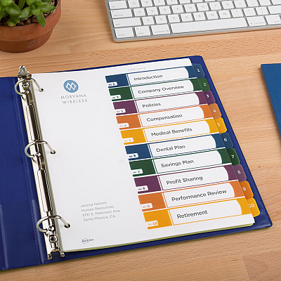 Avery Ready Index Customizable TOC Binder Dividers (AVE11818)