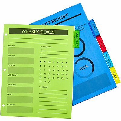 Avery Big Tab Insertable Plastic Dividersfor Laser and Inkjet Printers (AVE11900)