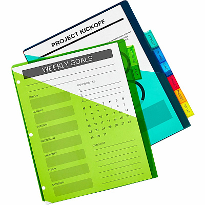 Avery Big Tab Insertable 2-Pocket Dividers (AVE11907)