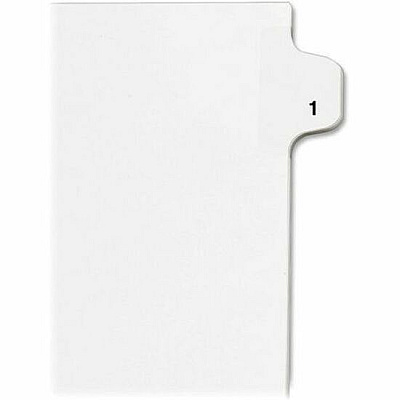 Avery Individual Legal Exhibit Dividers - Avery Style - Unpunched (AVE11911)