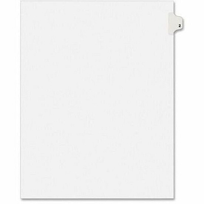 Avery Individual Legal Exhibit Dividers - Avery Style - Unpunched (AVE11912)