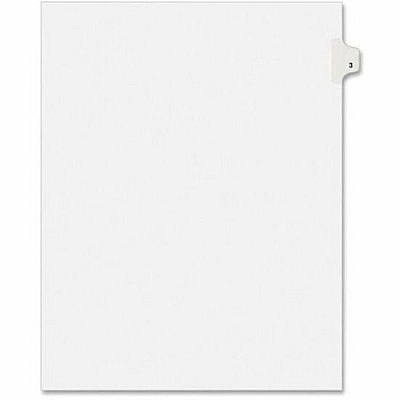 Avery Individual Legal Exhibit Dividers - Avery Style - Unpunched (AVE11913)