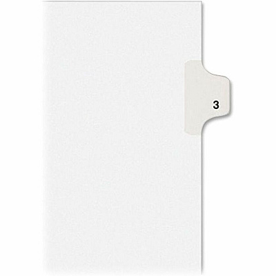 Avery Individual Legal Exhibit Dividers - Avery Style - Unpunched (AVE11913)