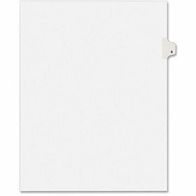 Avery Individual Legal Exhibit Dividers - Avery Style - Unpunched (AVE11916)
