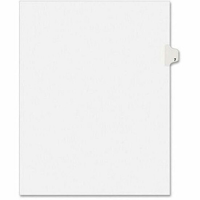 Avery Individual Legal Exhibit Dividers - Avery Style - Unpunched (AVE11917)