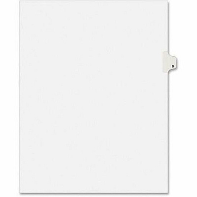 Avery Individual Legal Exhibit Dividers - Avery Style - Unpunched (AVE11918)