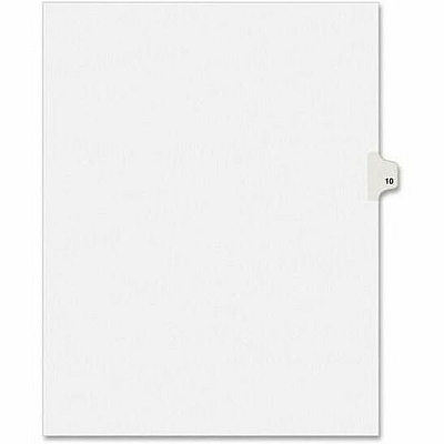 Avery Individual Legal Exhibit Dividers - Avery Style - Unpunched (AVE11920)