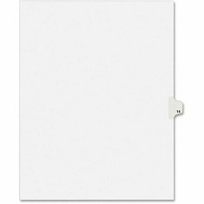Avery Individual Legal Exhibit Dividers - Avery Style - Unpunched (AVE11924)