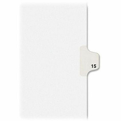 Avery Individual Legal Exhibit Dividers - Avery Style - Unpunched (AVE11925)