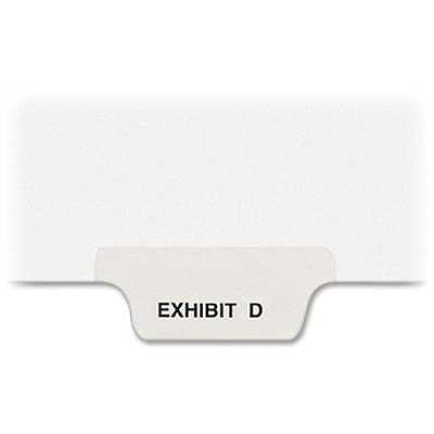 Avery Individual Legal Exhibit Dividers - Avery Style - Unpunched (AVE11943)
