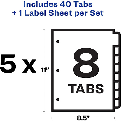 Avery Index Maker Index Divider (AVE11991)