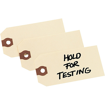 Avery Unstrung Shipping Tags, 11.5 pt. Stock, 4-3/4" x 2-3/8" , 1,000 Manila Hang Tags (AVE12305)