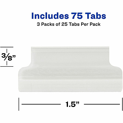 Avery Index Tabs with Printable Inserts (AVE16230)