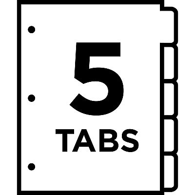 Avery Big Tab Write & Erase Dividers (AVE23076)