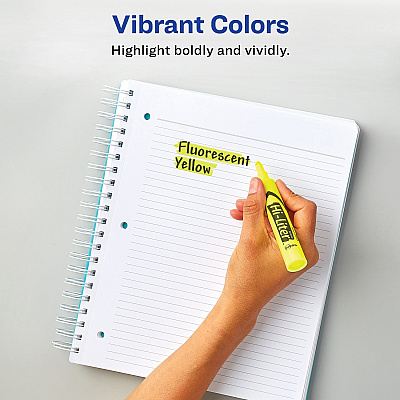 Avery Desk-Style, Fluorescent Blue, 1 Count (AVE24016)