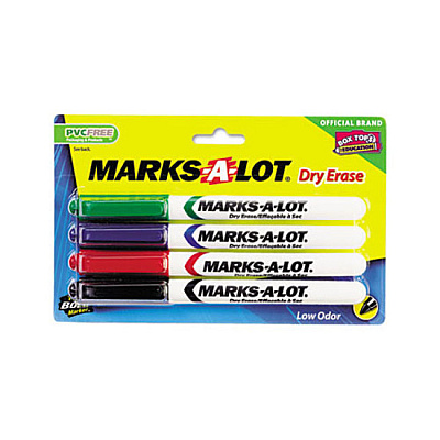 Avery Pen-Style Dry Erase Markers (AVE24459)