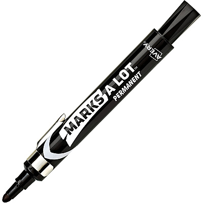 Avery Marks-A-Lot Desk-Style Permanent Markers (AVE24878)