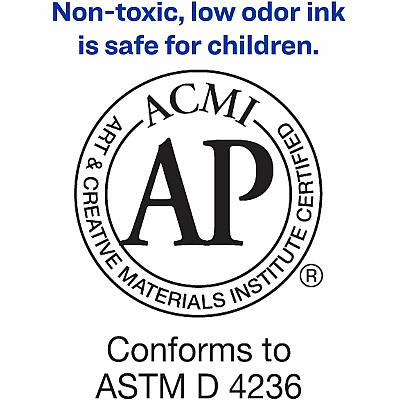 Avery Large Desk-Style Permanent Markers (AVE27178)