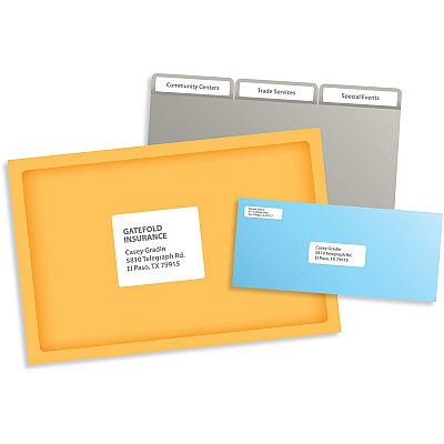PRES-a-ply White Labels (AVE30601)