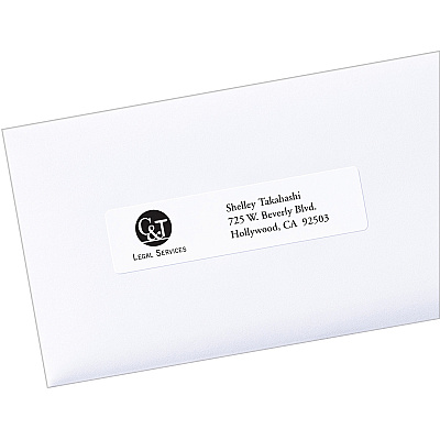 PRES-a-ply White Labels (AVE30601)