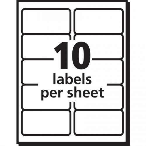 PRES-a-ply White Labels (30603)