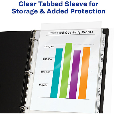 Avery Print & Apply Sheet Protector Dividers (AVE75501)