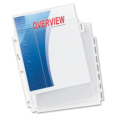 Avery Print & Apply Sheet Protector Dividers (AVE75501)