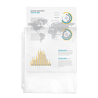 Avery EcoFriendly Economy Sheet Protectors, 100ct (AVE75537)
