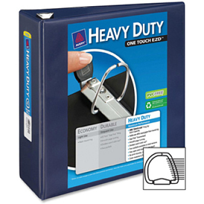 Avery Heavy-Duty View Navy Blue 4" Binder (AVE79804)
