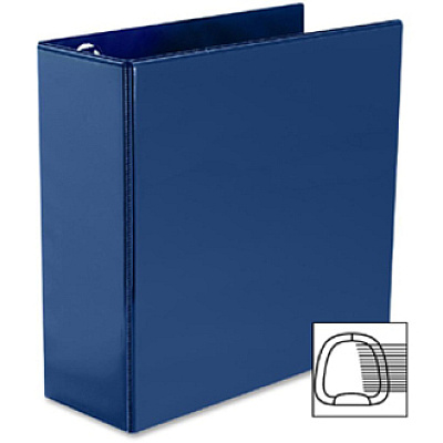 Avery Heavy-Duty View Navy Blue 4" Binder (AVE79804)