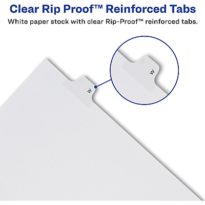 Avery Individual Legal Dividers Allstate(R) Style, Letter Size, Side Tab #9 (82207)